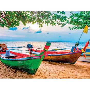 Puzzle Dino Rybářské lodě 2000 dílků