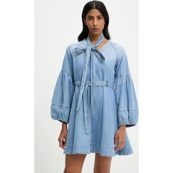 Dámské šaty Džínové šaty Answear.LAB W35704.iak modrá 55X, vel. M/L