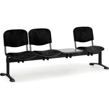 Lavice do čekárny čalouněná Viva Biedrax LC9371c - podnož černá
