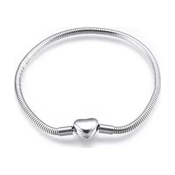 Náramek LV9017-19 Ocelový náramek na navlékání korálků, 19 cm