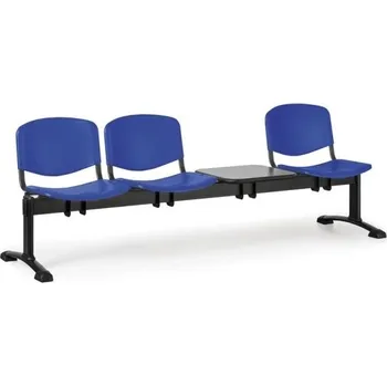 Lavice do čekárny plastová ISO Biedrax LC9710m - podnož černá