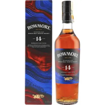 Likér Bowmore 14 years Bordeaux Cask 0,7 l 43 %