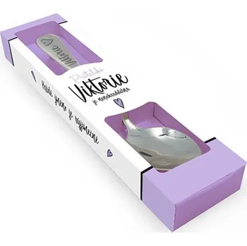 Příbor Nekupto Lžička se jménem pastel - Viktorie