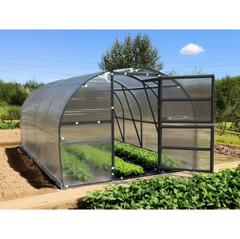 Skleník LANIT PLAST Skleník LANITPLAST KYKLOP2 3x8 m PC 8 mm černý LG4385