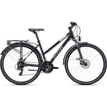 CTM MAXIMA 3.0 trek - matná černá / lesklá starorůžová 2025 vel. M (16")