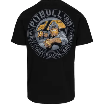 Pánské tričko PitBull West Coast - pánské triko DRIVING černé M