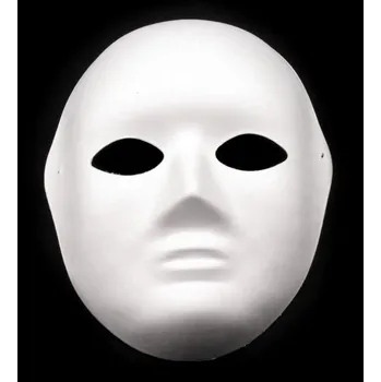 Karnevalová maska StoklasaMaska na obličej - bílá