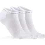 Běžecké ponožky CRAFT CORE Dry Shaftless - tři páry Velikost textilu: 46-48 1910639-900000-1000-_46-48