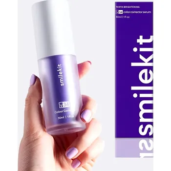 zubní pasta SmileEase sérum korekční fialové bělící zubní pasta