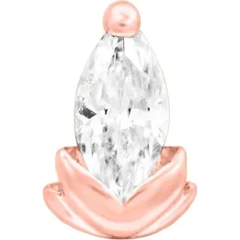 Piercing Junipurr jewelry Junipurr jewelry Bezzávitová koncovka piercingu ze 14 kt zlata 585/1000 - Uma Barva produktu: Růžové zlato