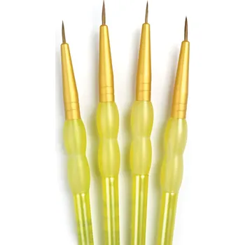 Umělecký štětec Royal Langnickel Malířské štětce 4 ks,, Natural Hair" 3/0, 5/0