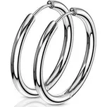 OPN1119ST-25 Ocelové náušnice - kruhy 25 mm