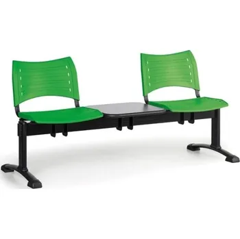 Lavice do čekárny plastová Visio Biedrax LC9285z - podnož černá