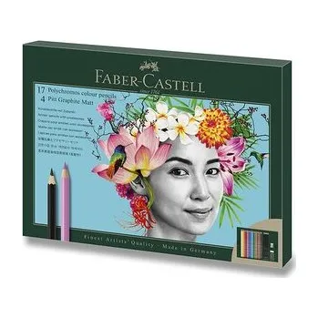 Výtvárné potřeby Sada Faber-Castell Polychromos & Pitt Graphite Matt 23 ks