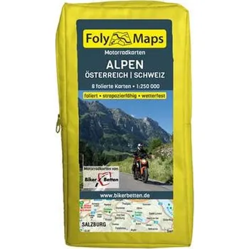 FolyMaps Motorradkarten Alpen Österreich Schweiz