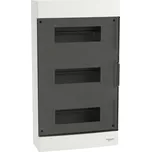 Rozvodnice 36-modulů na omítku (3x12M) EASY9 EU kouřové průhledné dveře Schneider Electric EZ9EUC312