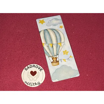 Doplněk ke knize HandMade by VeJa Záložka do knih č.148 - létající balón