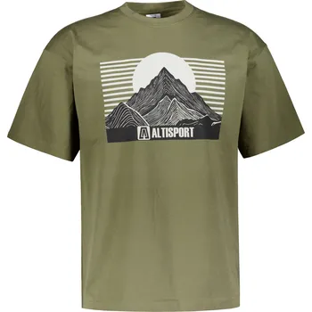 Pánské tričko ALTISPORT ALM188812 KHAKI M