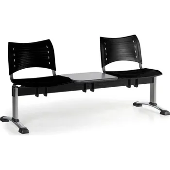 Zahrada Lavice do čekárny plastová Visio Biedrax LC9291c - podnož chromovaná