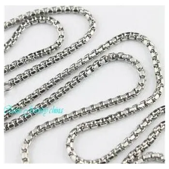 Řetízek OPE1314-028-50 Ocelový řetízek čtvercový, tl. 2,8 mm, délka 50 cm