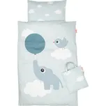 DONE BY DEER Povlečení Elphee (Baby) modré
