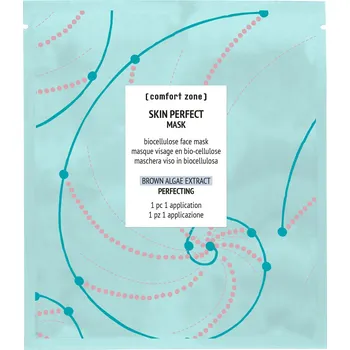 Pleťová maska Comfort Zone SKIN PERFECT MASK biocelulózová maska pro unavenou a zašedlou pleť, výsledek je jemnější a hydratovanější pokožka