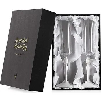 Sklenice Dárková krabička na svatební sklenice Porcelain 190 ml