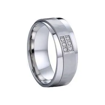 Prsten AN1028-D-52 AN1028 Dámský snubní prsten se zirkony