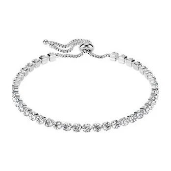 Náramek OPA1763-ST Štrasový ocelový náramek