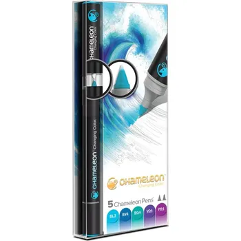 CHAMELEON Pen tónovací popisovač, 5ks studené tóny