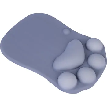 Podložka pod myš TIAKI Tlapka podložka pod myš 27 x 20 cm šedá