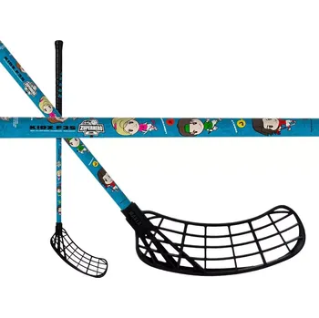 Florbalová hůl Zone Zuperhero Kidz 35 Thin Pravá (pravá ruka dole) 65 cm (= 76 cm)