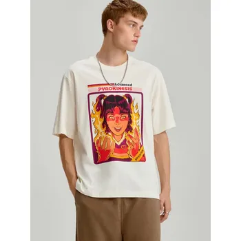 Pánské tričko Tričko s potiskem Steven Rhodes - XL - House - krémový - 719EE-01X