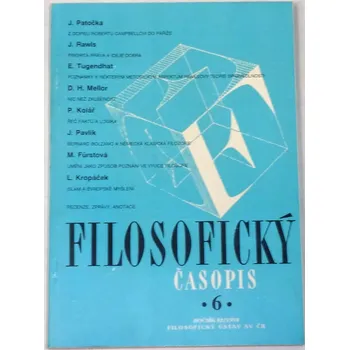 Filosofický časopis 6. ročník 42/1994