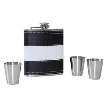 Láhev Z0099 Ocelová kapesní lahev - dárková sada