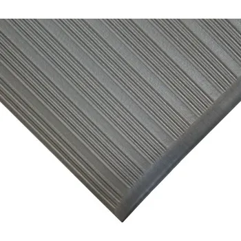 Rohožka Šedá gumová protiskluzová protiúnavová průmyslová rohož - 150 x 90 x 0,9 cm