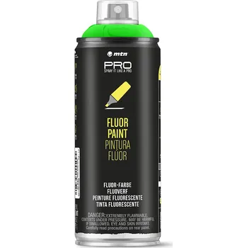 Barva ve spreji MTN Fluorescent paint 400ml Barva: Neon Green