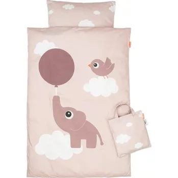 Povlečení DONE BY DEER Povlečení Elphee (Baby) růžové