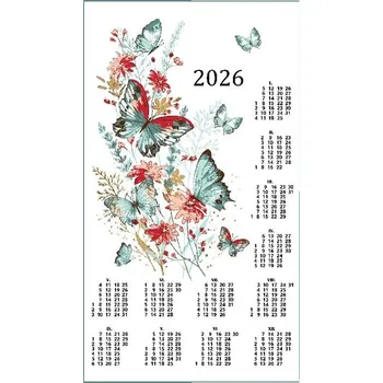 Kalendář Kalendář textilní utěrka 2026 MOTÝL