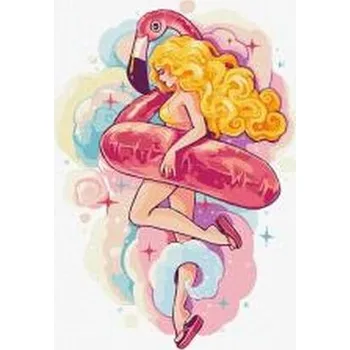 Set školních potřeb Malowanie po numerach - Sezon plażowy 30x40cm