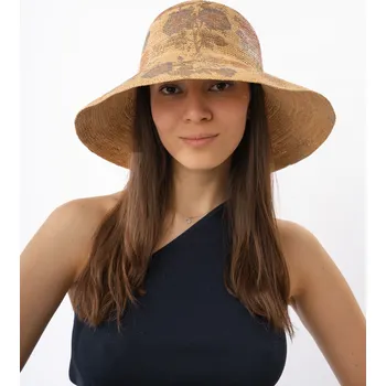 Klobouk Fiebig - Headwear since 1903 Dámský slaměný klobouk Croche s květinovým vzorem od Fiebig Velikost: Unisize (S-XL)