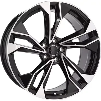 Alu kolo Alu kola Racing Line I5493, 19x8.5 5x112 ET40, černá + leštění vhodné pro Audi A4 B9 (od 2015), Audi A6 (od 2018), Audi A6 Allroad C8 (od 2019), Audi S4 B9 (od 2016)