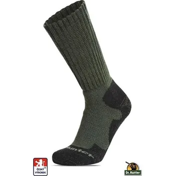 Pánské termo ponožky DHF Ponožky Dr. Hunter FROST MERINO, zimní THERMO EXTRA 45-47 Zelené