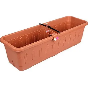 Truhlík PLASTKON Fantazie Smart samozavlažovací truhlík terakota Délka: 40 cm