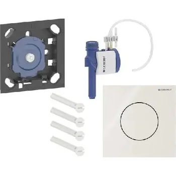 Geberit - Pneumatické ovládání splachování pisoáru typ 40, sklo/pískově šedá 116.014.JL.1