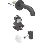 Geberit Piave - Elektronický umyvadlový ventil pod omítku, síťové napájení, easy to clean, matná černá 116.261.14.1