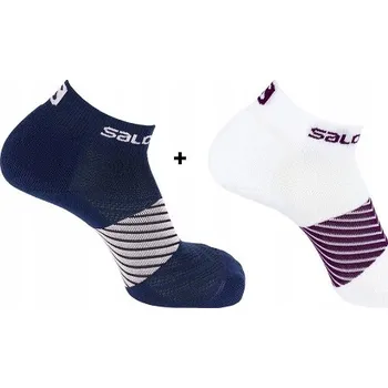Pánské oblečení SALOMON PONOŽKY na běhání trénink komfortní XA sada 2 páry RUNNING 39-41