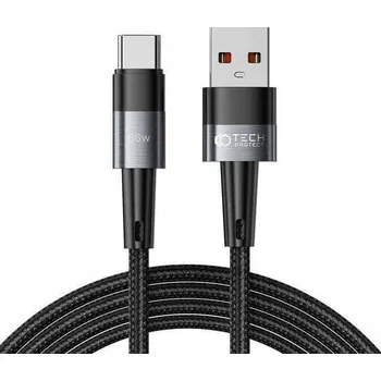 Datový kabel Kabel Tech-protect USB - USB-C 2 m šedý