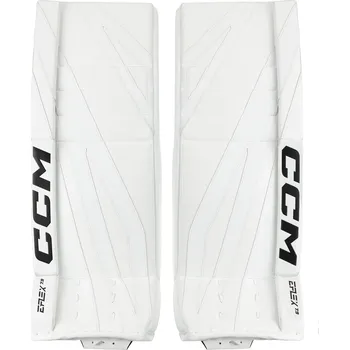 Brankářské betony Betony CCM EFLEX 7.9 Goalie Pads Senior WHITE Velikost: 35"+2"