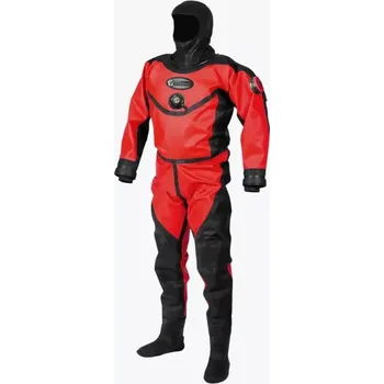 Suchý oblek Oblek suchý HAZMAT Public Safety Back Entry Red/Black, Whites 3XL